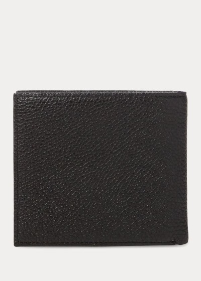 Men's Polo Ralph Lauren Pebbled Leather Wallet | 820145NFQ